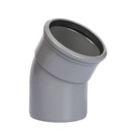 PVC bocht 30 graden 160 mm SN4 (manchet/spie)