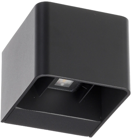 Suslight Sus Square Black LED wandlamp 24V