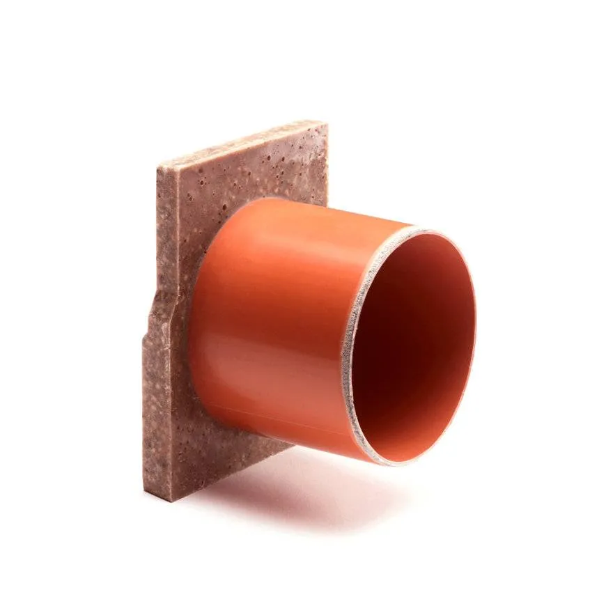 Anrin polymeerbeton eindstuk voor Self-ECO lijngoot - 8 cm met uitloop 110 mm