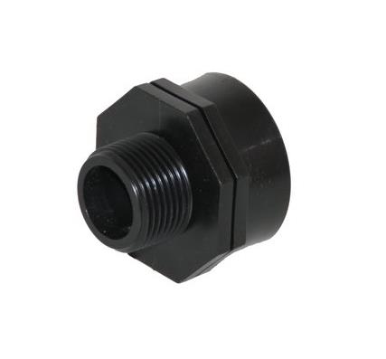 PP soknippel binnendraad x buitendraad - 2" x 1 1/2"