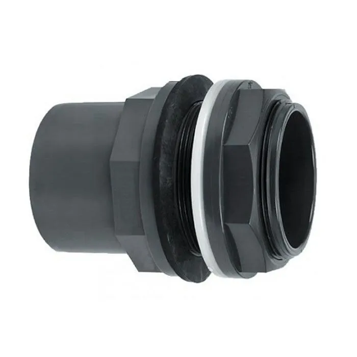 VDL PVC 1 1/4'' x 32 x 40 mm tankdoorvoerkoppeling VDL PVC 1 1/4'' x 32 x 40 mm tankdoorvoerkoppeling