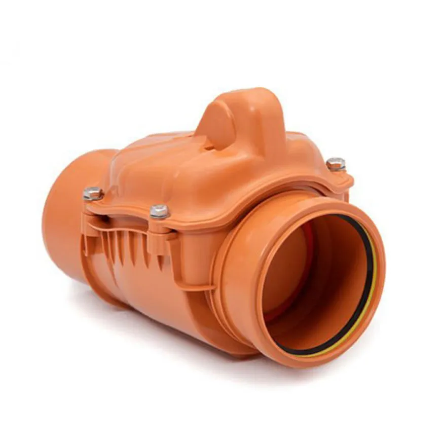 Karmat pp terugslagklep 160 mm zonder hendel met RVS klep Karmat pp terugslagklep 160 mm zonder hendel met RVS klep