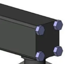 LEV Manifold - finale adapter / eindplaat