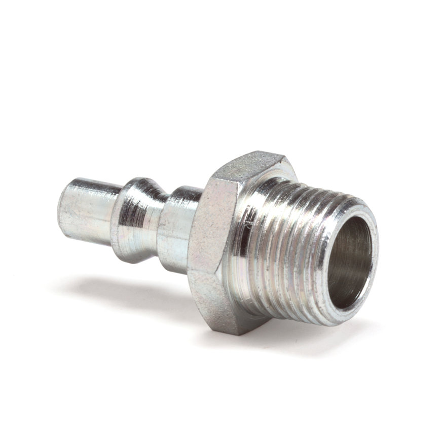 Compressor draadstekker staal - type Orion | 1/2" buitendraad