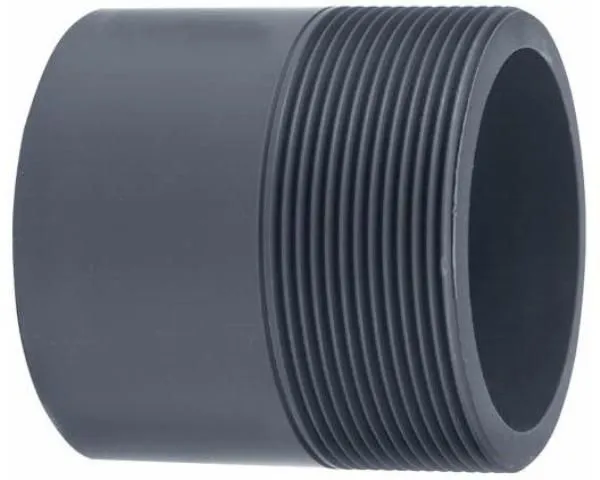 VDL PVC puntstuk handgevormd 25/32 x1'' PN16 rechte uitvoering VDL PVC puntstuk handgevormd 25/32 x1'' PN16 rechte uitvoering