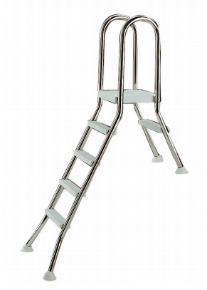 AstralPool RVS Zwembadtrap 5 treden + 2 treden + platform