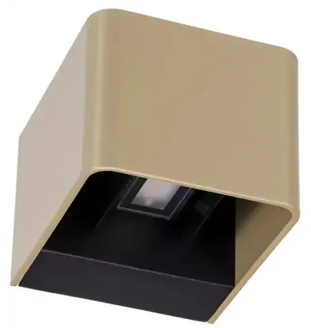 Suslight Sus Square Gold LED wandlamp 24V