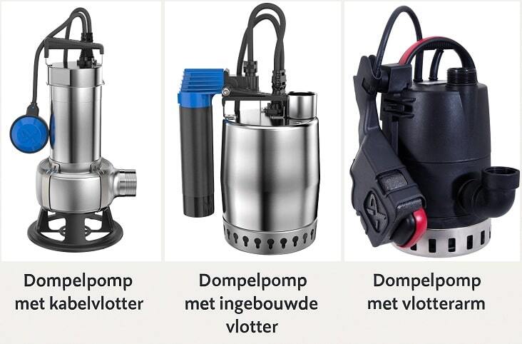 Dompelpomp met vlotter