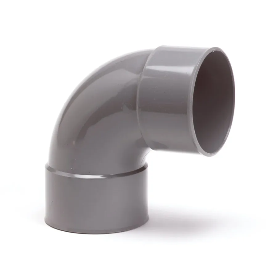 PVC HWA bocht 87,5 graden 80 mm (mof/mof)