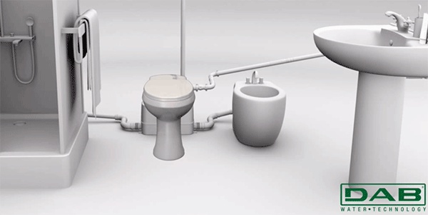 DAB Genix 130 broyeur / WC vermaler