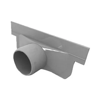 Nicoll eindkap Connecto 100 lijngoot met opzetstuk - 40 mm aansluiting Nicoll eindkap Connecto 100 lijngoot met opzetstuk - 40 mm aansluiting