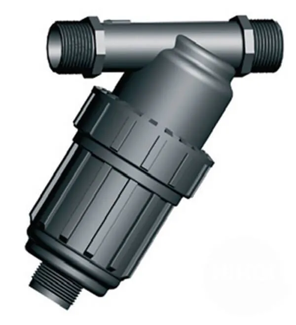 PP Y-filter 1" bu.dr. - max. 8 bar / 5 m³ | 125 micron