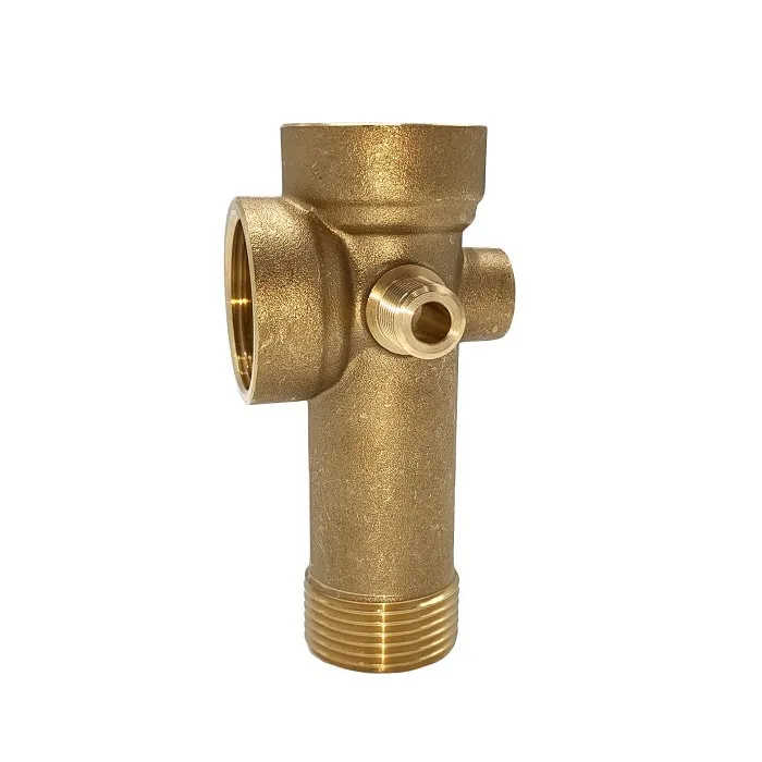 Messing 5-weg koppeling 1" (105 mm hoogte) - Pompkoppeling