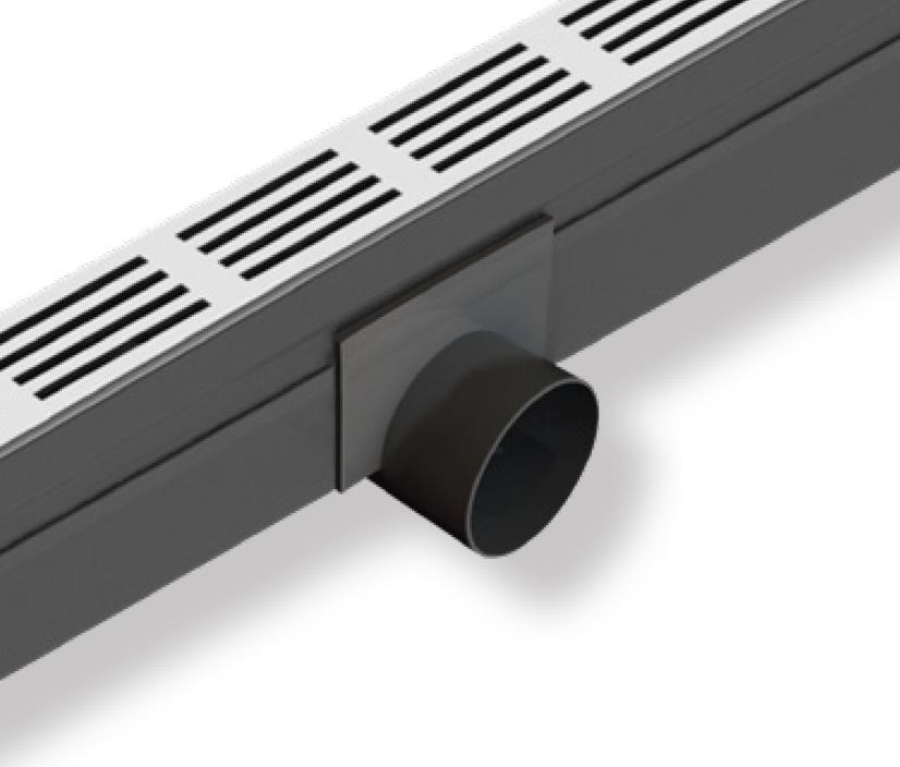 ACO slimline zijuitloop | uitloop 80 mm
