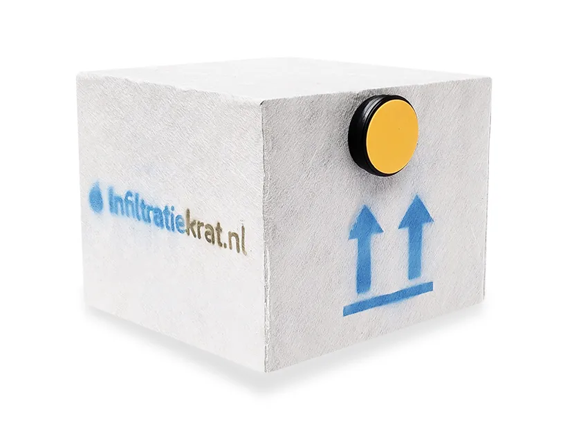 Infiltratiekrat 150 liter zwaar - 60 x 60 x 40 cm | 2 x 125 mm, ITK