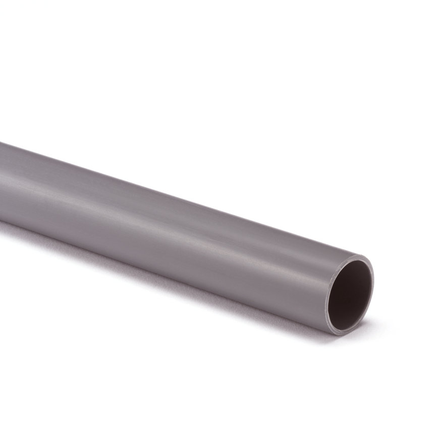PVC elektrabuis 16 mm (5/8"), L= 4 m, grijs