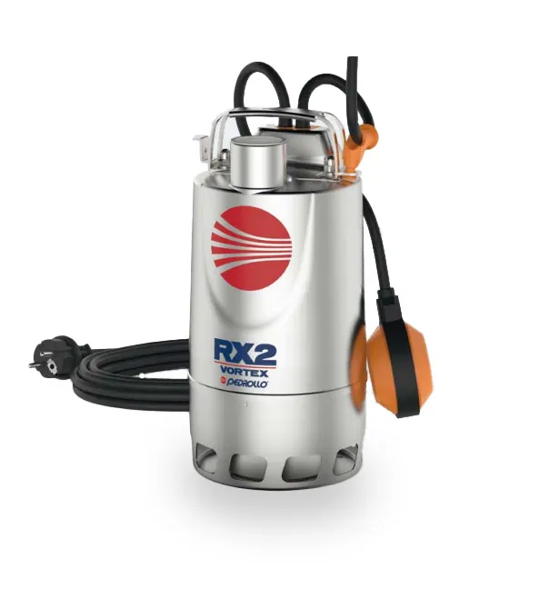 Pedrollo Rxm Vortex 2/20 RVS vuilwater dompelpomp Pedrollo Rxm Vortex 2/20 RVS vuilwater dompelpomp
