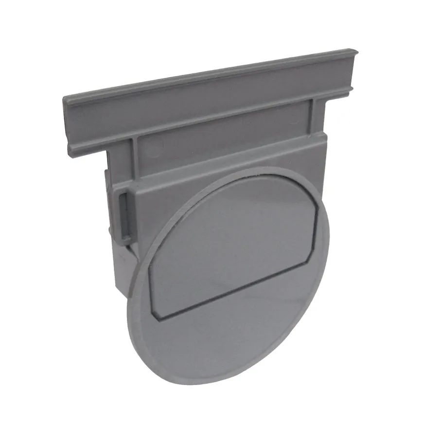 Nicoll eindkap lijngoot Connecto 100, grijs voor RVS - gietijzeren rooster Nicoll eindkap lijngoot Connecto 100, grijs voor RVS - gietijzeren rooster