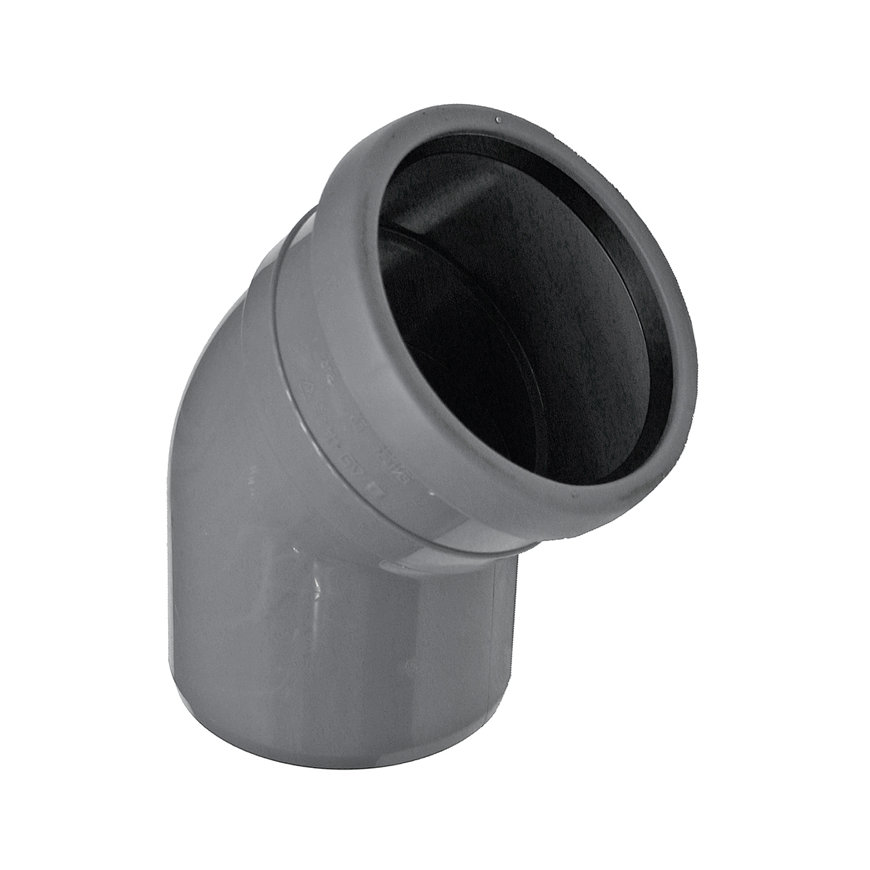 PP bocht 45 graden 75 mm (manchet/spie)