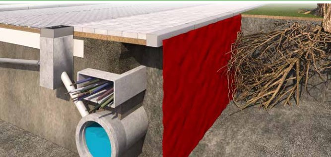 RootBarrier wortelwering 325 g/m2 | L = 25 m B = 130 cm