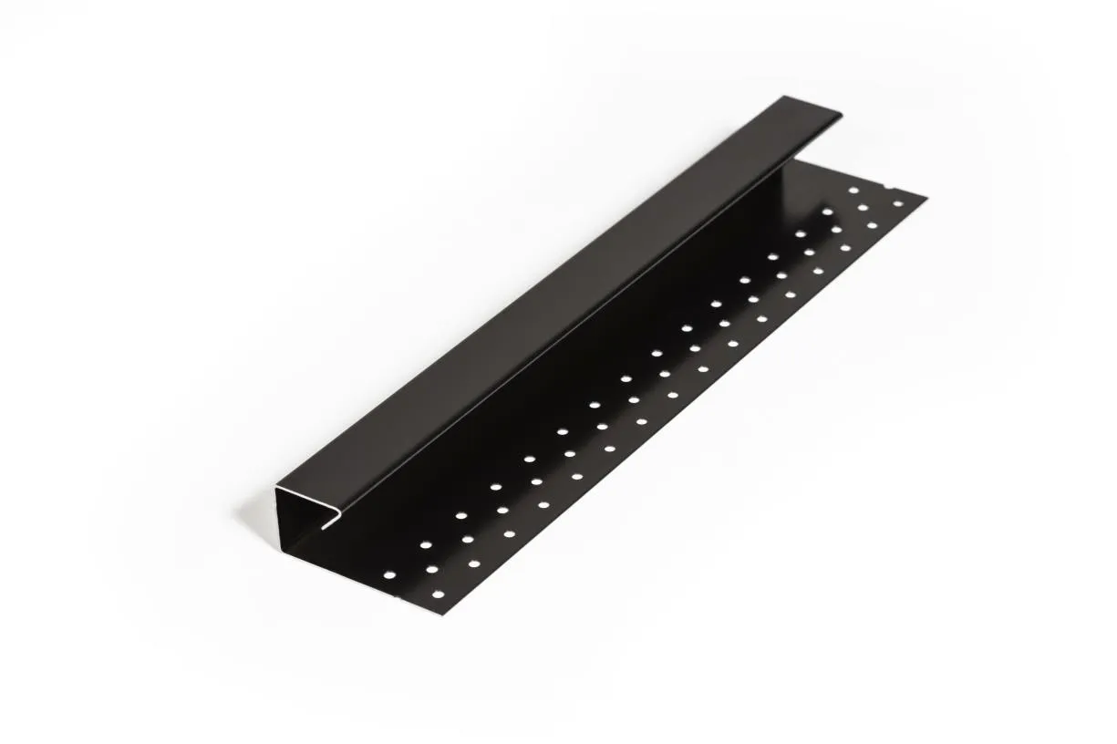 Drainbase border - zwart L=2.40 m