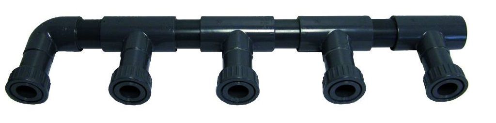 PVC verdeelstuk 8-weg & ingang