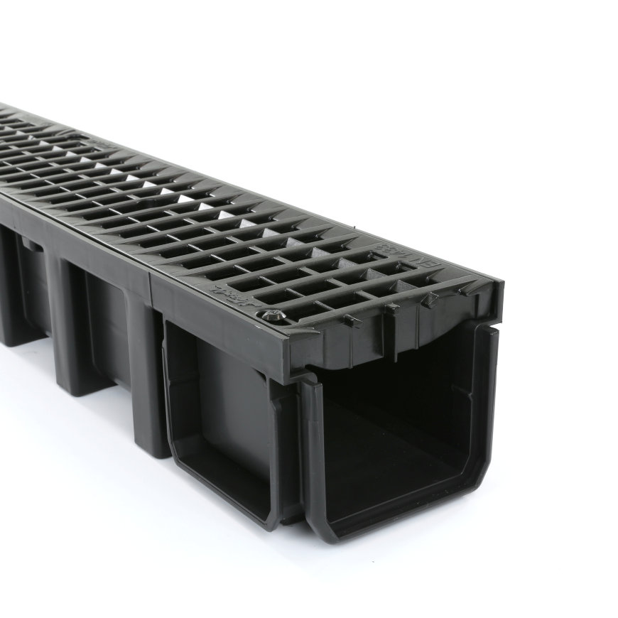Nicoll Connecto 100 lijngoot met polyamide maasrooster L 100 x H 11,5