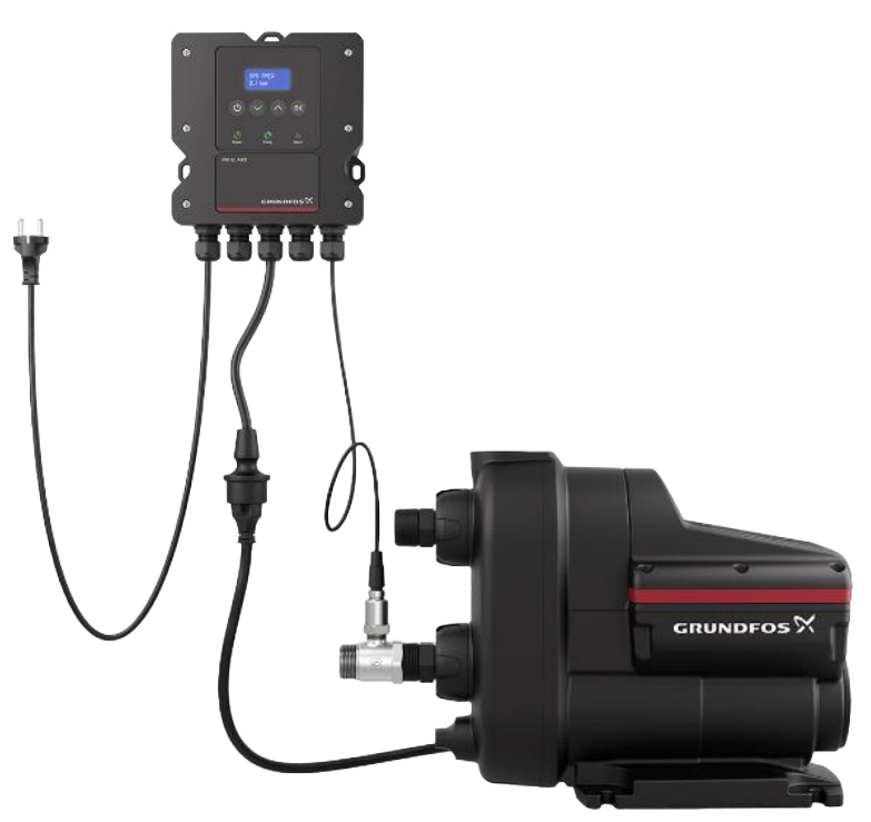 Grundfos SCALA2 hydrofoorpomp met voordrukbeveiliging