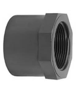 VDL PVC verloopring achtkant lijm 50 mm x 3/4'' PN16