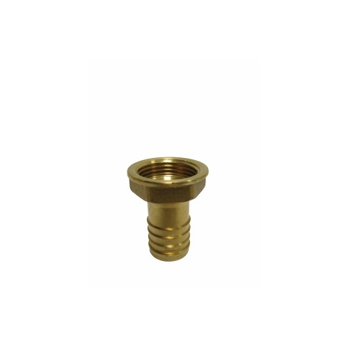 Messing slangtule met binnendraad 1" (bi.dr) x 25 mm Messing slangtule met binnendraad 1" (bi.dr) x 25 mm