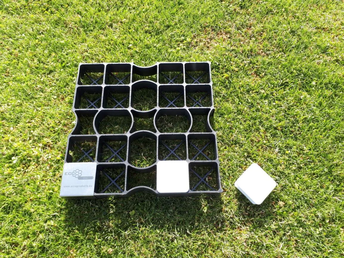 Grastegel witte markers | Markeerdoppen