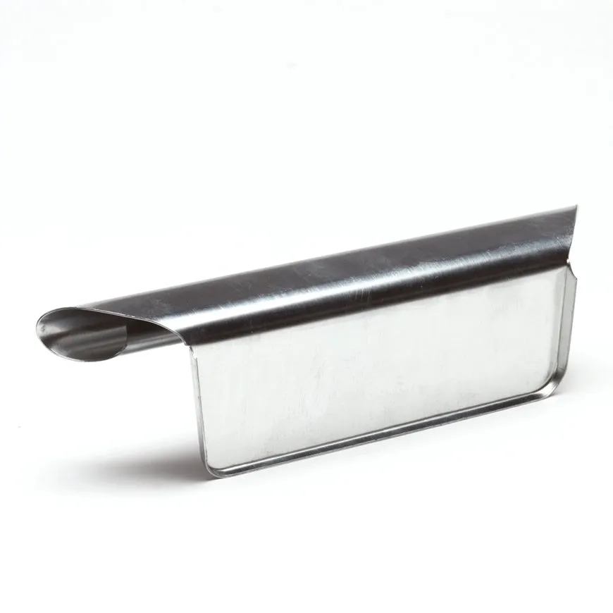 Zinken bakgoot eindstuk links B44, 210 mm, NTZ