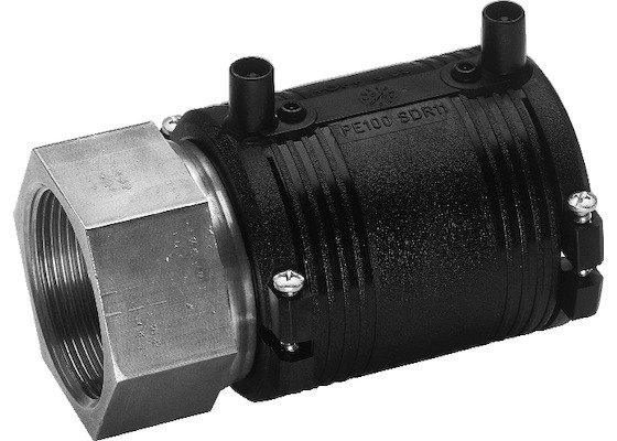GF ELGEF elektrolas overgangsmof 63 mm x 2" staal bi.dr.