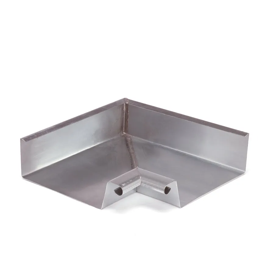 Zinken bakgoot binnenhoek 90° B37, 162 mm, NTZ