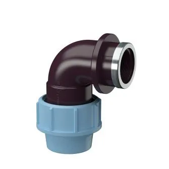 Tyleen knie x binnendraad 75 mm x 3", Unidelta Tyleen knie x binnendraad 75 mm x 3", Unidelta