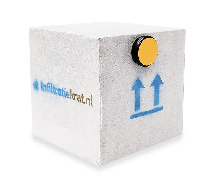 Infiltratiekrat 200 liter zwaar - 60 x 60 x 60 cm | 2 x 125 mm, ITK