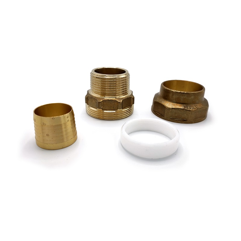 Beulco koppeling 32 mm x 3,5 mm x 1" buitendraad