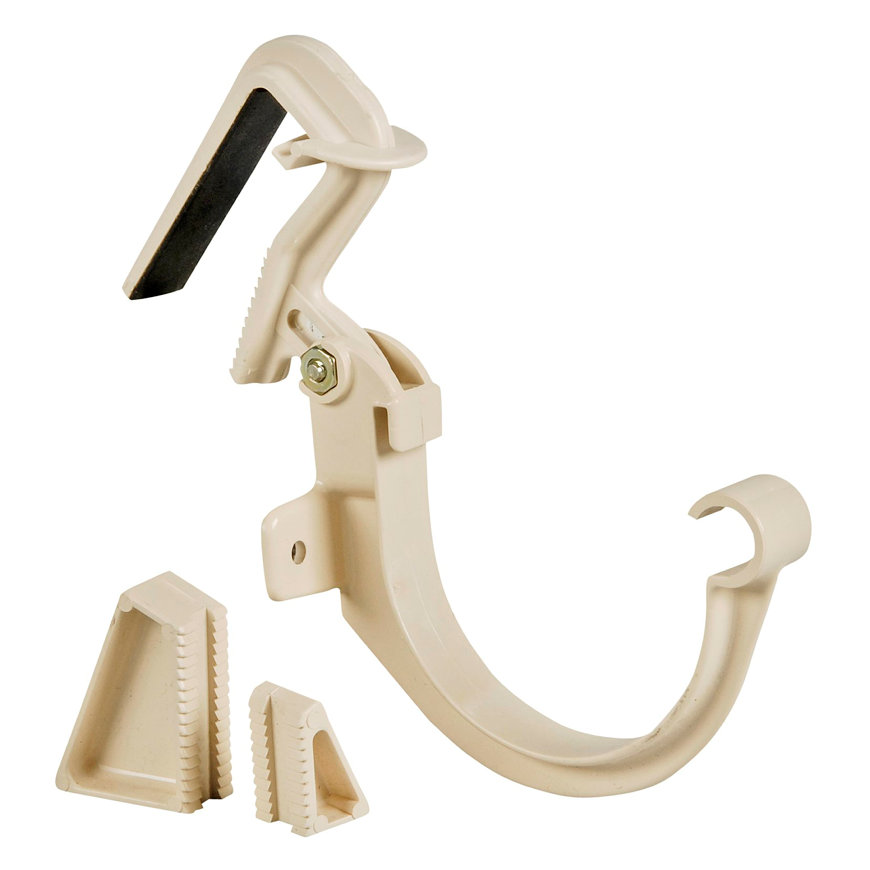 PVC mastgoot gootbeugel golfplaat 70 mm, Zand, Nicoll