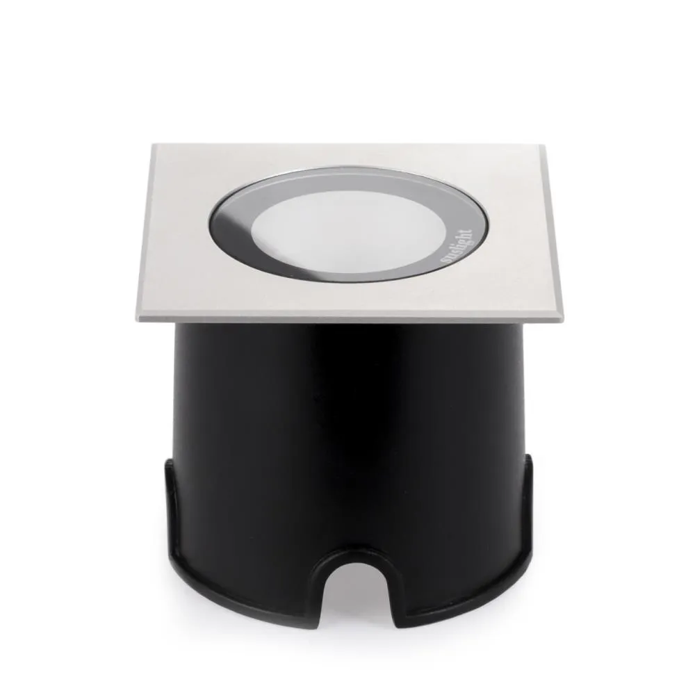 Suslight Sus Small Terra Focus Square Alu 2.5 LED grondspot 24V