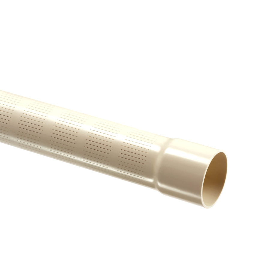 PVC filterbuis 125 mm x 4,8 mm - 0,6 mm perforatie | 5 meter - 10 bar