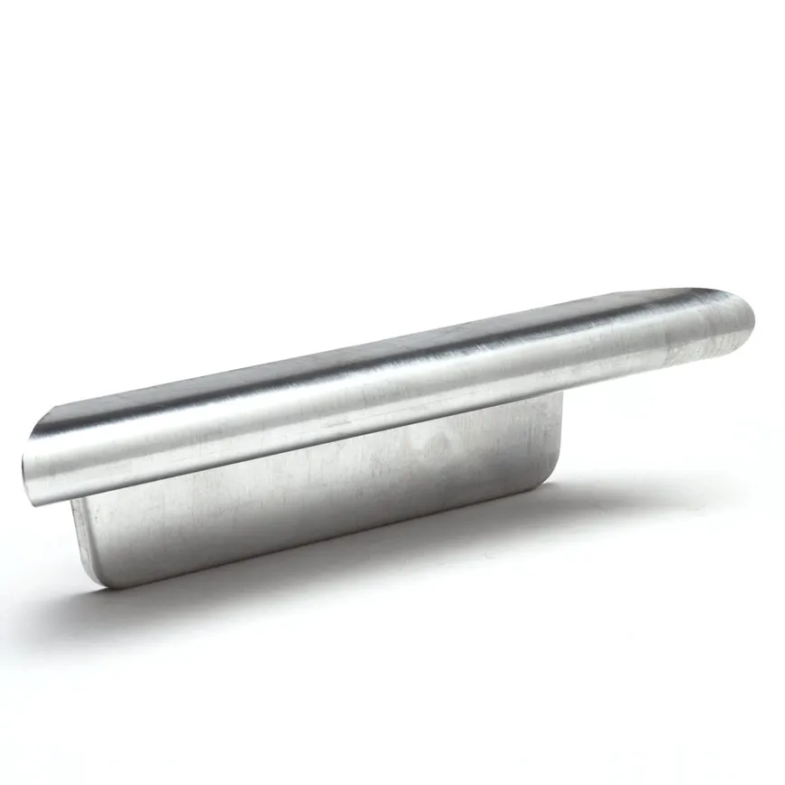 Zinken bakgoot eindstuk rechts B30, 120 mm, NTZ