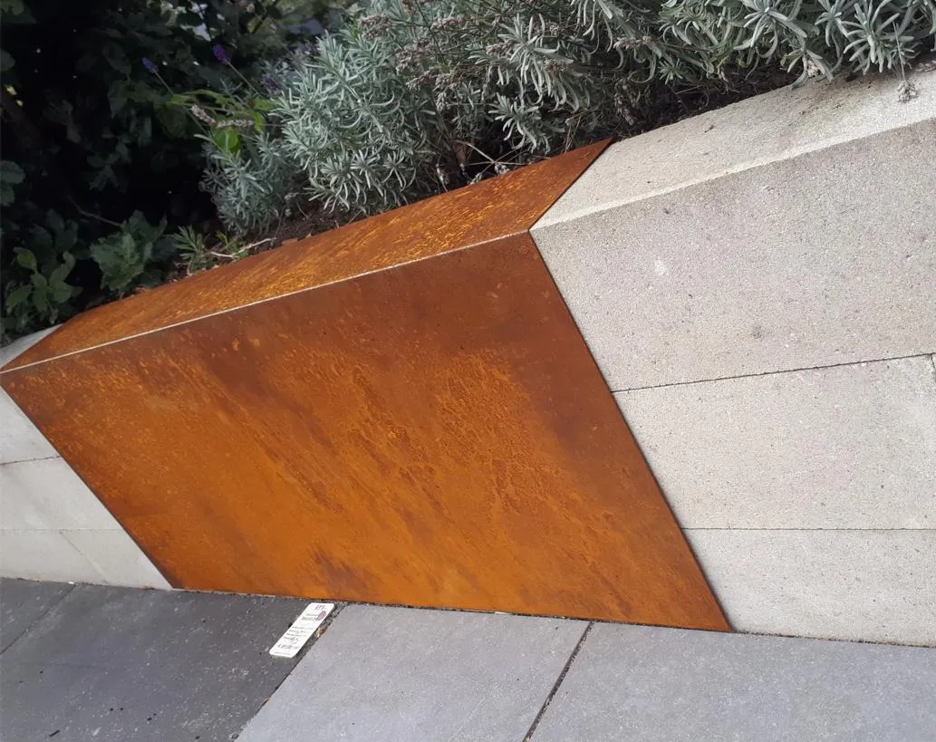 IrriTech Betotop 15-43 cortenstaal borderrand L = 2 m