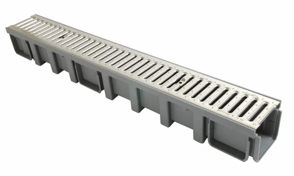 Nicoll Connecto 100 lijngoot met RVS sleufrooster | 100 x 13,4 x 6 cm Nicoll Connecto 100 lijngoot met RVS sleufrooster | 100 x 13,4 x 6 cm