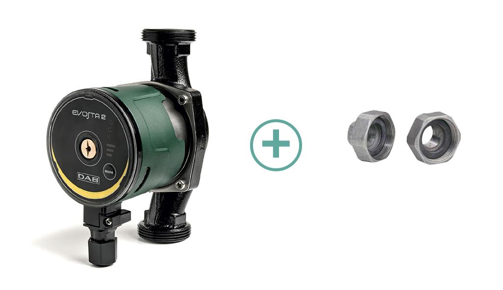 DAB Evosta 2 40-70/180 circulatiepomp (CV pomp) DAB Evosta 2 40-70/180 circulatiepomp (CV pomp)