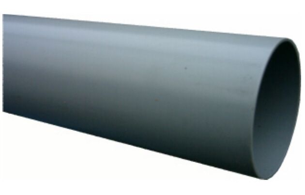 PVC afvoerbuis 110 mm SN4/SN8 grijs L = 5 m