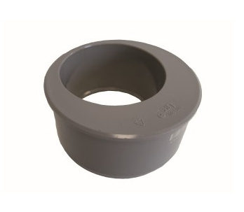 PVC HWA inzet verloopring 110 x 80 mm (mof/spie) | excentrisch