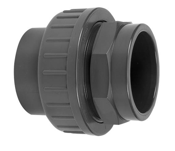 VDL PVC driedelige koppeling lijmverbinding 90 mm
