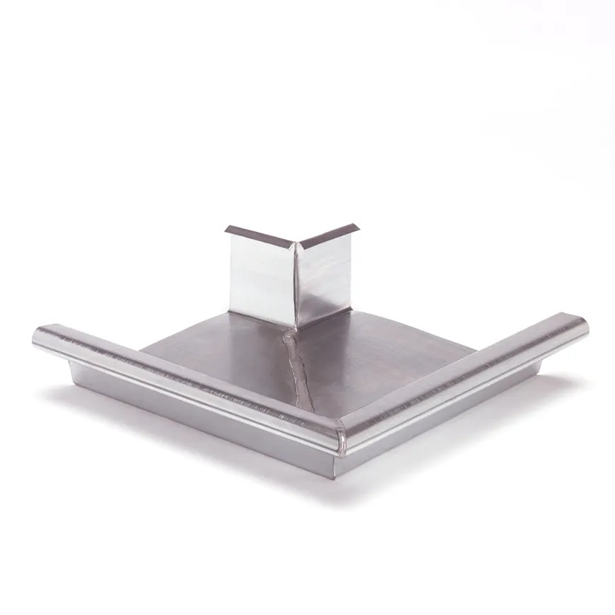 Zinken bakgoot buitenhoek 90° B44, 210 mm, NTZ