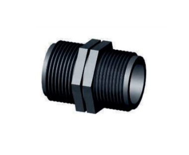 PP draadnippel 1 1/4" buitendraad