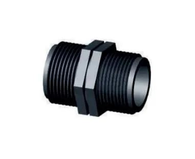 PP draadnippel 1 1/4" buitendraad